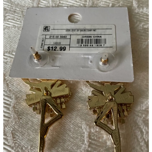 New On Cards Sugarfix Baublebar Ballet Dancer Pierced Earrings Two Pair - Picture 3 of 3